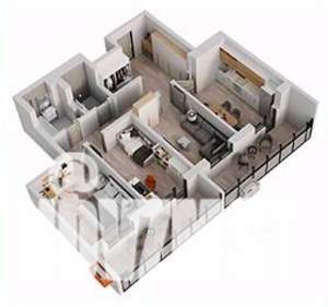 3-к квартира, строящийся дом, 82м2, 8/18 этаж