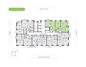 3-к квартира, вторичка, 85м2, 13/24 этаж