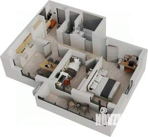 2-к квартира, строящийся дом, 63м2, 1/18 этаж