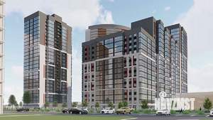 1-к квартира, строящийся дом, 26м2, 24/25 этаж