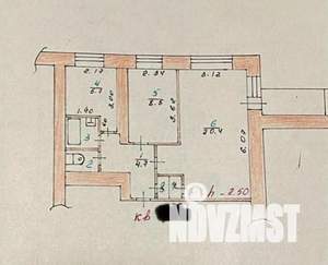 2-к квартира, вторичка, 43м2, 7/9 этаж