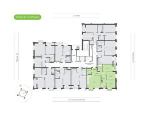 3-к квартира, вторичка, 90м2, 10/16 этаж
