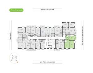 2-к квартира, вторичка, 60м2, 9/14 этаж