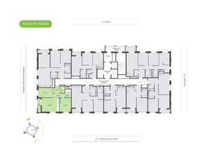 2-к квартира, вторичка, 65м2, 19/24 этаж
