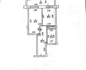 1-к квартира, вторичка, 41м2, 17/18 этаж