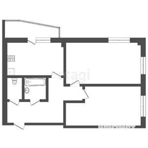 2-к квартира, вторичка, 73м2, 1/17 этаж