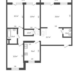 5-к квартира, вторичка, 105м2, 4/9 этаж