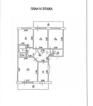 4-к квартира, вторичка, 77м2, 4/5 этаж