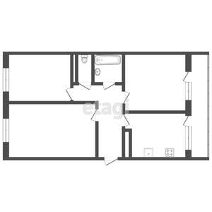 3-к квартира, вторичка, 73м2, 4/5 этаж