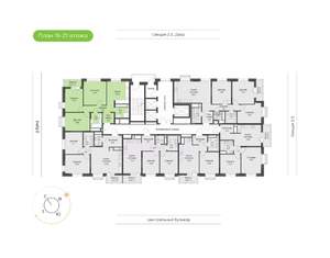 3-к квартира, вторичка, 75м2, 21/24 этаж