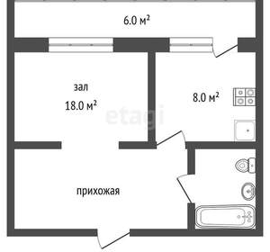 1-к квартира, вторичка, 29м2, 3/5 этаж