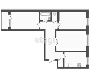 3-к квартира, вторичка, 66м2, 3/9 этаж