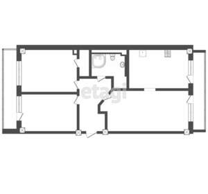 3-к квартира, вторичка, 87м2, 3/5 этаж