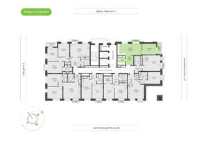 1-к квартира, вторичка, 48м2, 4/21 этаж