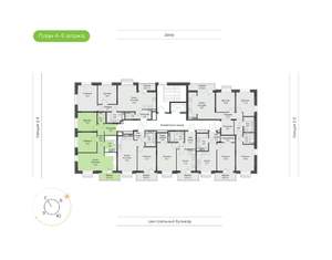 2-к квартира, вторичка, 58м2, 7/9 этаж