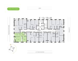 2-к квартира, вторичка, 65м2, 18/24 этаж