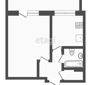 1-к квартира, вторичка, 29м2, 1/5 этаж