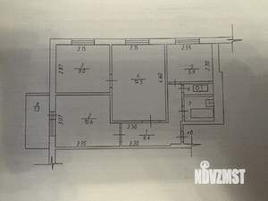 3-к квартира, вторичка, 49м2, 4/9 этаж