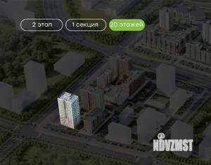 3-к квартира, вторичка, 75м2, 19/20 этаж