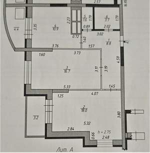 2-к квартира, вторичка, 60м2, 12/18 этаж