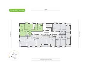 3-к квартира, вторичка, 89м2, 7/9 этаж