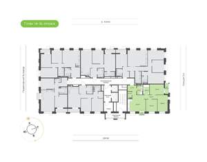 3-к квартира, вторичка, 81м2, 15/16 этаж
