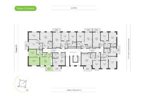 2-к квартира, вторичка, 61м2, 2/24 этаж