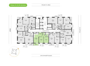 2-к квартира, вторичка, 56м2, 10/24 этаж