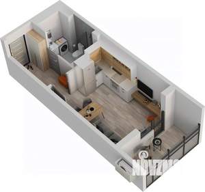 1-к квартира, вторичка, 27м2, 14/18 этаж