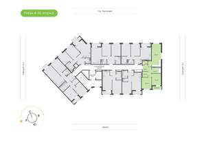 2-к квартира, вторичка, 66м2, 4/24 этаж