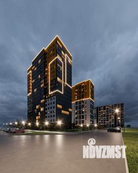 2-к квартира, строящийся дом, 44м2, 20/25 этаж