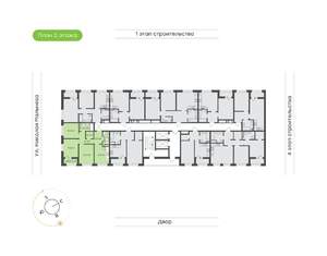 3-к квартира, вторичка, 68м2, 2/16 этаж