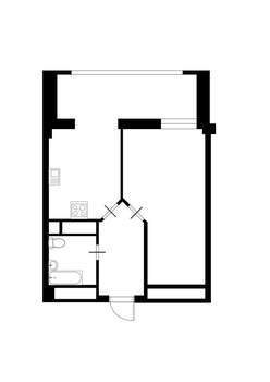 1-к квартира, вторичка, 36м2, 3/25 этаж