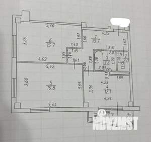 2-к квартира, вторичка, 65м2, 11/18 этаж