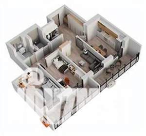 3-к квартира, строящийся дом, 82м2, 14/18 этаж