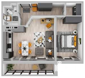 2-к квартира, строящийся дом, 57м2, 5/11 этаж
