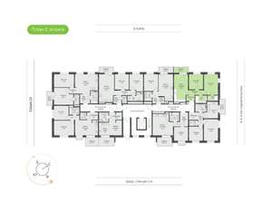 2-к квартира, вторичка, 63м2, 2/9 этаж