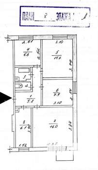 4-к квартира, вторичка, 57м2, 5/5 этаж