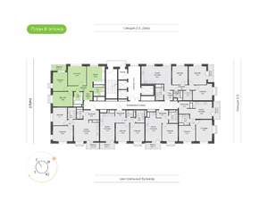 3-к квартира, вторичка, 75м2, 8/24 этаж