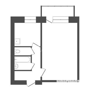 1-к квартира, вторичка, 35м2, 14/25 этаж