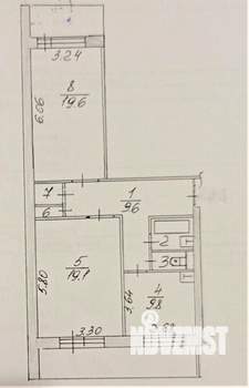 2-к квартира, вторичка, 63м2, 12/14 этаж