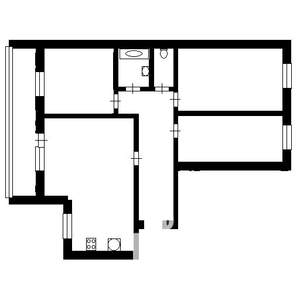 4-к квартира, вторичка, 73м2, 3/5 этаж