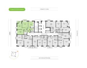 3-к квартира, вторичка, 75м2, 13/24 этаж