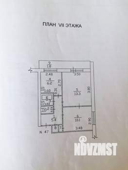 2-к квартира, вторичка, 39м2, 7/14 этаж