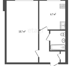 1-к квартира, вторичка, 32м2, 3/9 этаж