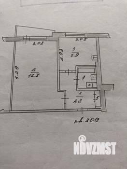 1-к квартира, вторичка, 32м2, 5/10 этаж
