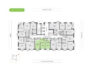 2-к квартира, вторичка, 55м2, 3/24 этаж