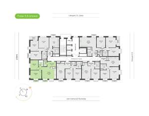 2-к квартира, вторичка, 63м2, 3/24 этаж