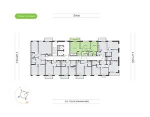 2-к квартира, вторичка, 71м2, 5/13 этаж