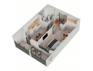 1-к квартира, строящийся дом, 40м2, 11/17 этаж
